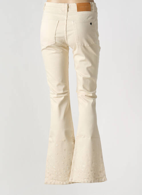 Blugi cu croială evazată bej FABIENNE CHAPOT femeie