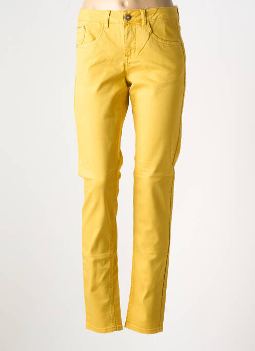 Blugi cu croială slim galben CREAM femeie