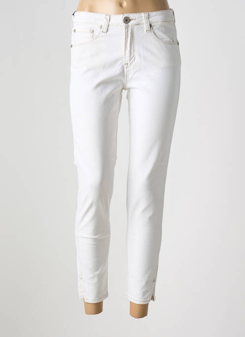 Blugi cu croială slim bej DENIM STUDIO femeie