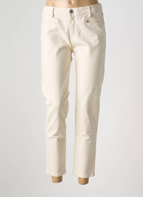 Blugi cu croială slim bej DENIM STUDIO femeie