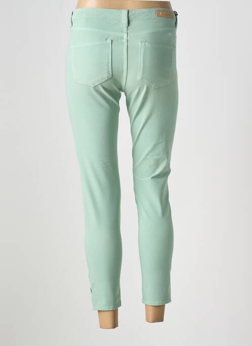 Blugi cu croială slim verde DENIM STUDIO femeie