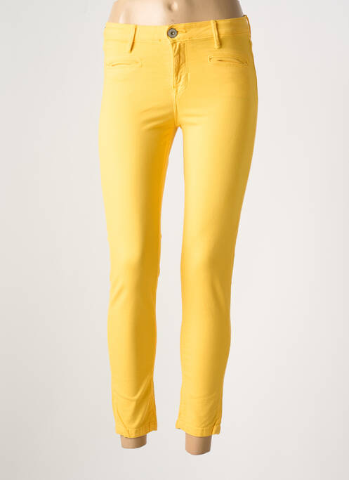 Blugi cu croială slim galben închis DENIM STUDIO femeie