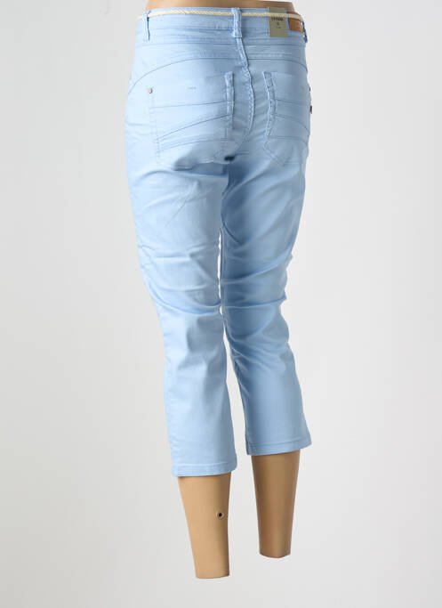 Pantalon trei sferturi albastru CREAM femeie