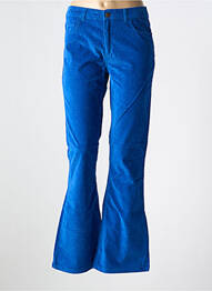 Pantalon evazat croială evazată albastru FABIENNE CHAPOT femme
