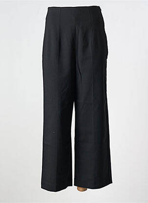 Pantalon drept croială dreaptă negru IDANO femeie