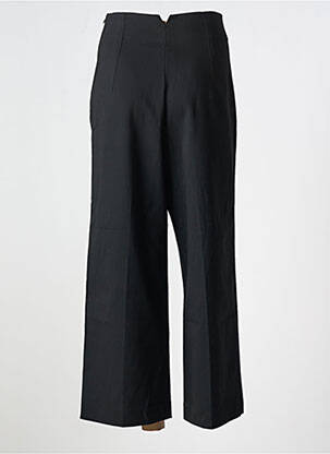 Pantalon drept croială dreaptă negru IDANO femeie