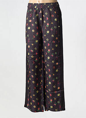 Pantalon drept talie cu cleme negru SCOTCH & SODA femeie