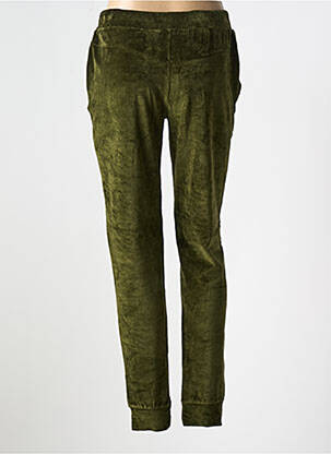 Pantalon slim talie elastică verde MAJESTIC FILATURES femeie