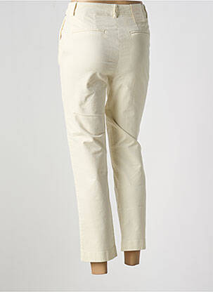 Pantalon 7/8 închidere cu fermoar sub clapetă cu nasturi bej SCOTCH & SODA femeie