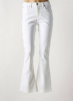 Blugi bootcut alb DENIM STUDIO femeie