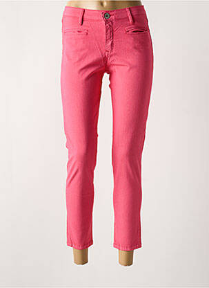 Blugi cu croială slim roz DENIM STUDIO femeie