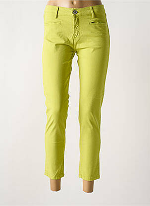 Blugi cu croială slim verde DENIM STUDIO femeie