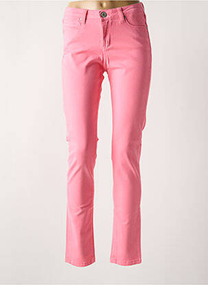 Blugi cu croială slim roz DENIM STUDIO femeie