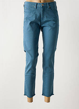 Blugi cu croială slim elasticitate mărime normală albastru DENIM STUDIO femeie