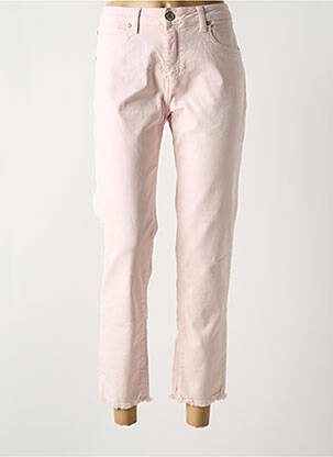 Blugi cu croială slim roz DENIM STUDIO femeie