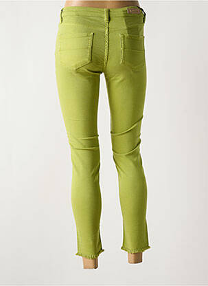 Blugi cu croială slim elasticitate mărime normală verde deschis DENIM STUDIO femeie