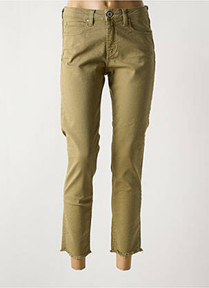 Blugi cu croială slim verde DENIM STUDIO femeie