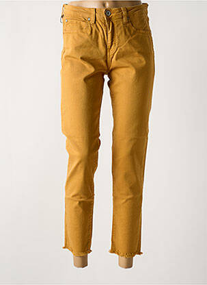 Blugi cu croială slim galben DENIM STUDIO femeie