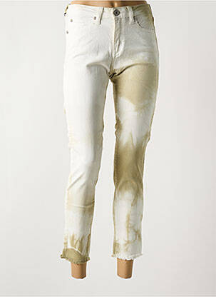 Blugi cu croială slim verde DENIM STUDIO femeie