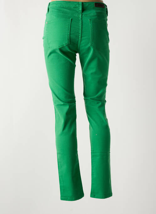 Blugi cu croială slim verde DENIM STUDIO femeie