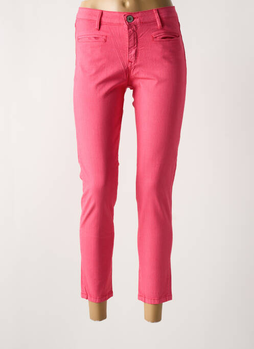 Blugi cu croială slim roz DENIM STUDIO femeie