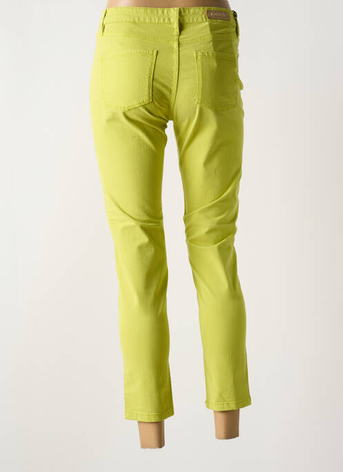 Blugi cu croială slim verde DENIM STUDIO femeie