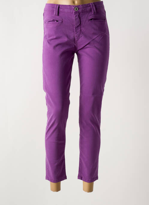 Blugi cu croială slim violet DENIM STUDIO femeie