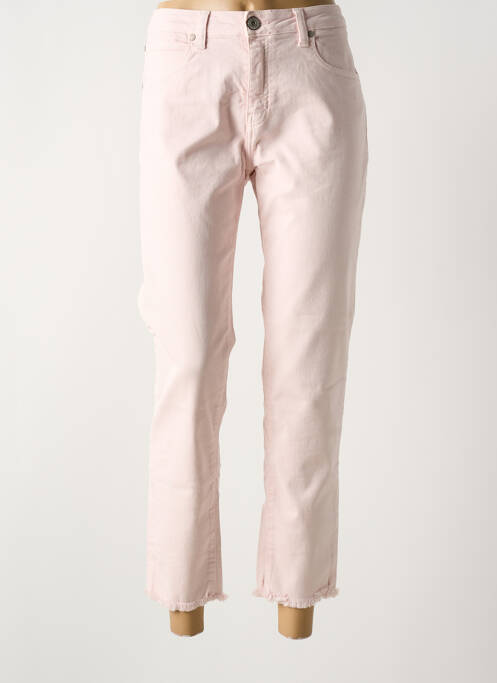 Blugi cu croială slim roz DENIM STUDIO femeie