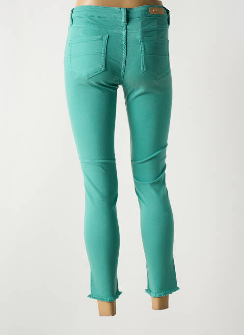 Blugi cu croială slim verde DENIM STUDIO femeie