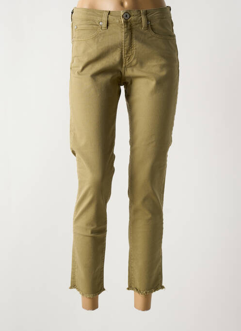 Blugi cu croială slim verde DENIM STUDIO femeie