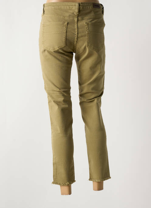 Blugi cu croială slim verde DENIM STUDIO femeie