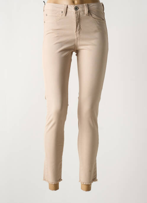 Blugi cu croială slim bej DENIM STUDIO femeie