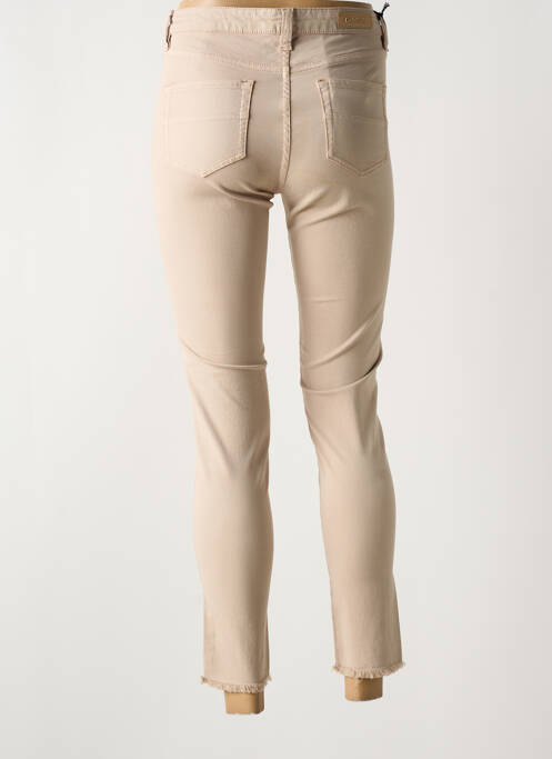 Blugi cu croială slim bej DENIM STUDIO femeie