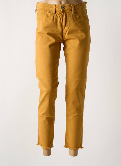 Blugi cu croială slim galben DENIM STUDIO femeie