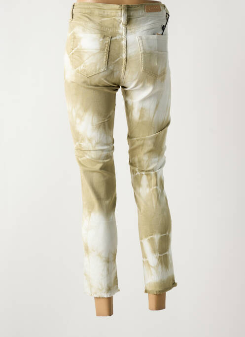 Blugi cu croială slim verde DENIM STUDIO femeie