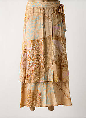 Fustă lungă bej YAYA femeie