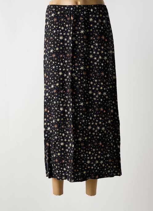 Fustă lungă negru FIVE femeie