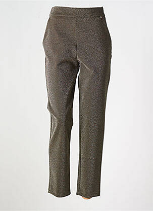 Pantalon drept buzunare auriu KOCCA femeie