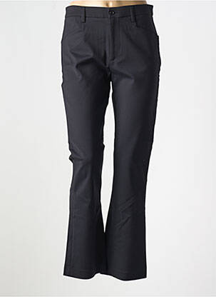 Pantalon evazat închidere cu fermoar sub clapetă cu nasturi negru DENIM STUDIO femeie