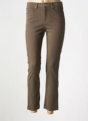 Pantalon 7/8 maro DENIM STUDIO femeie