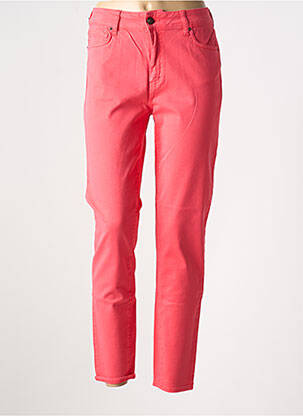 Pantalon slim buzunare roz FIVE femeie