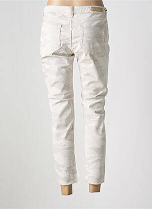 Pantalon slim buzunare bej DENIM STUDIO femeie
