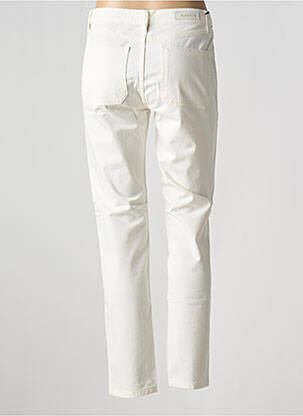 Pantalon slim buzunare alb DENIM STUDIO femeie