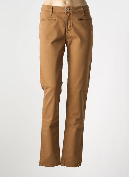 Pantalon slim maro DENIM STUDIO femeie