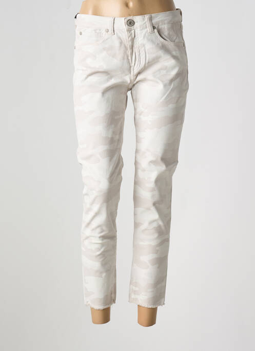 Pantalon slim bej DENIM STUDIO femeie