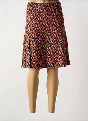 Fustă midi roz ZILCH femeie