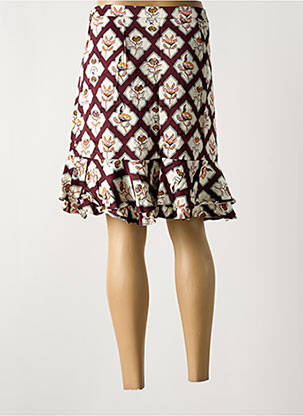 Fustă scurtă închidere cu fermoar lateral violet SCOTCH & SODA femeie
