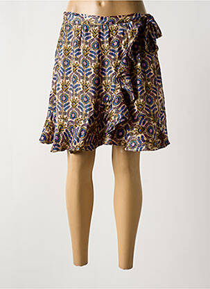 Fustă scurtă croială evazată albastru SCOTCH & SODA femeie