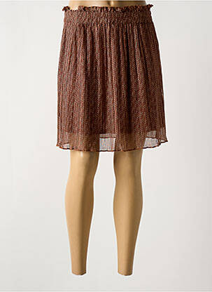 Fustă scurtă maro YAYA femeie