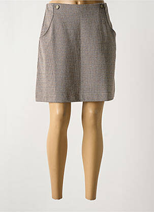 Fustă scurtă bej YERSE femeie